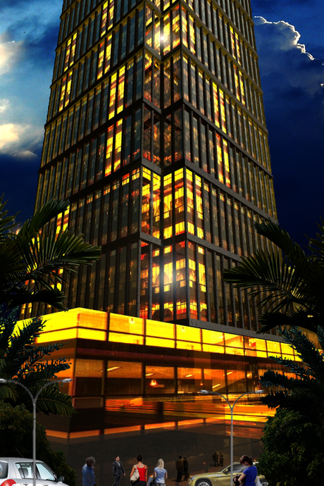 office block building