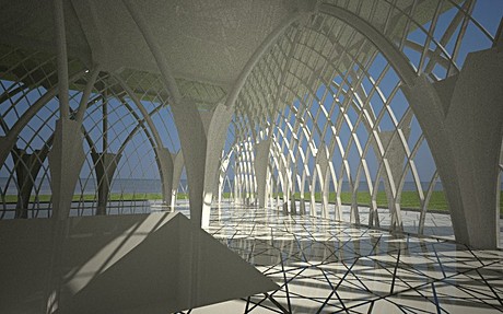 the interior, still under works