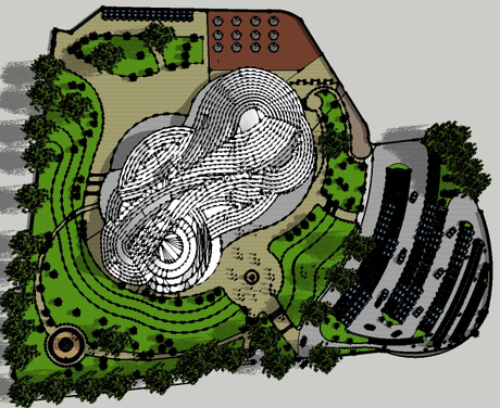 Redesigning of Alhambra Art Complex. (master plan)