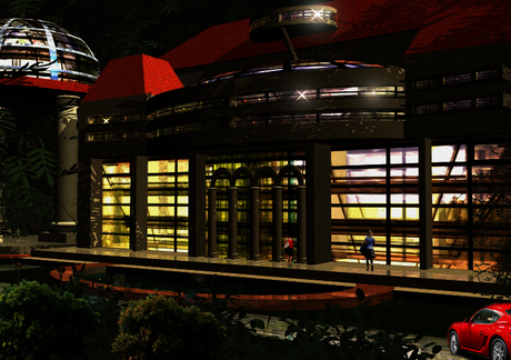 residence Villa at night 3