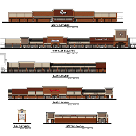 Cherry Grove Shopping Plaza - Storefront renovation