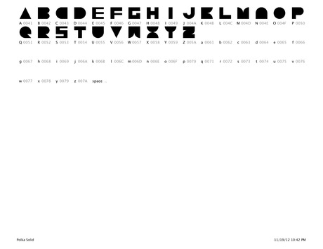 Polka Solid (round drafts)