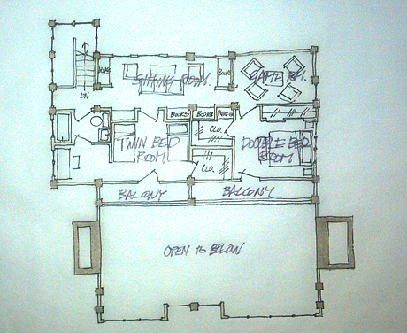 Second Floor, House in Maine