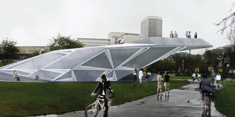 Page Park Pavilion project featured at the UCLA A.UD 