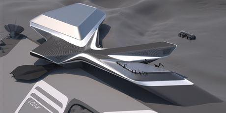 Honorable Mention - suckerPUNCH Lunar Crater Cultural Center Competition