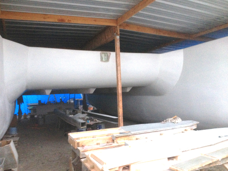 Catamaran is coming along...