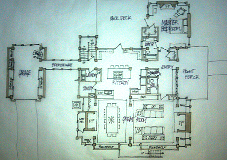 First Floor, House in Maine