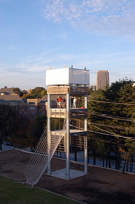 which will complement these ropes course towers...