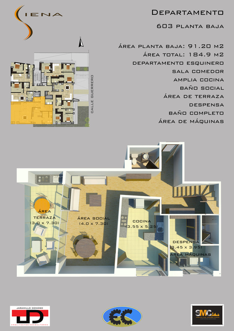 SIENA Building Duplex Apartment Renderings