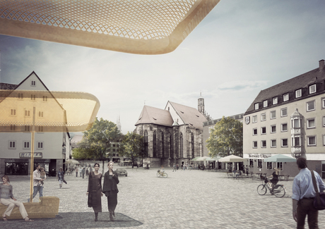 Hauptmarkt Nuremberg Competition with Projectbuero Sinai, Berlin
