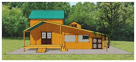 Native Farm Workshop Renderings with Sketchup 8!