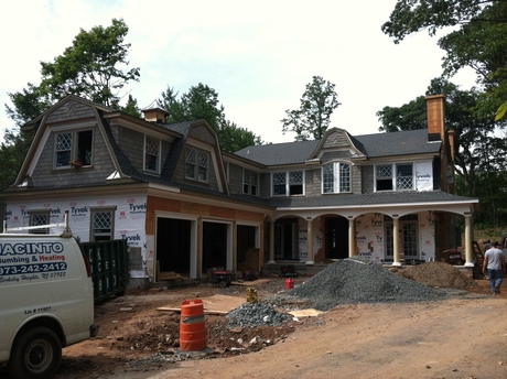 House #1 Getting its sheathing