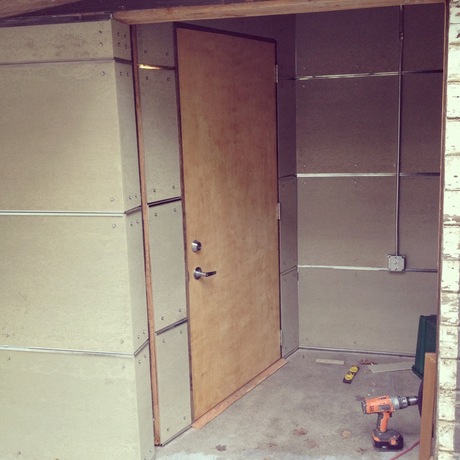 getting the siding on this past week