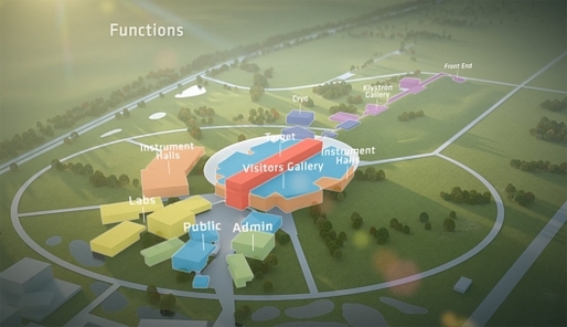 Still from the new European Spallation Source (ESS) Video by Henning Larsen Architects 