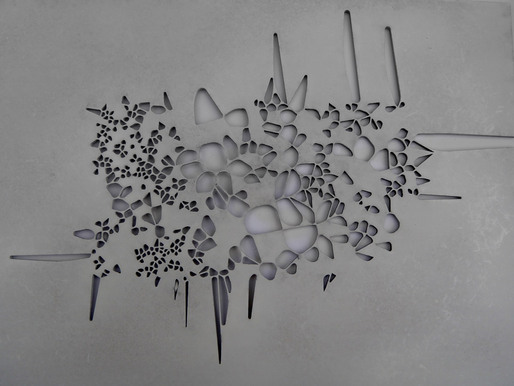 Laser cut model / voronoi system (Photo: Architectural Association)