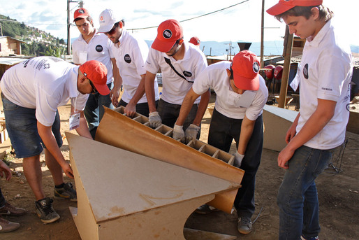 Putting together “slide” mold