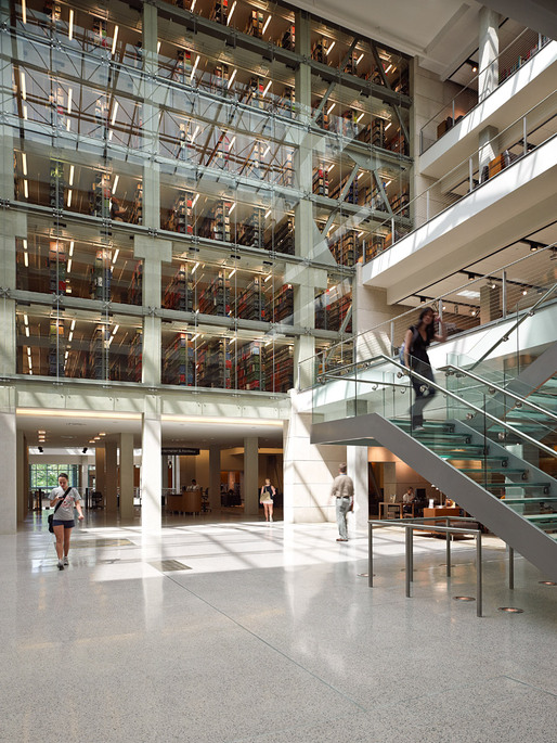 The Oaxley Thompson Library at The Ohio State University by Gund Partnership & Acock Associates Architects © Brad Feinknopf