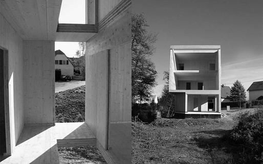 House cs, Massive Wood Construction, France