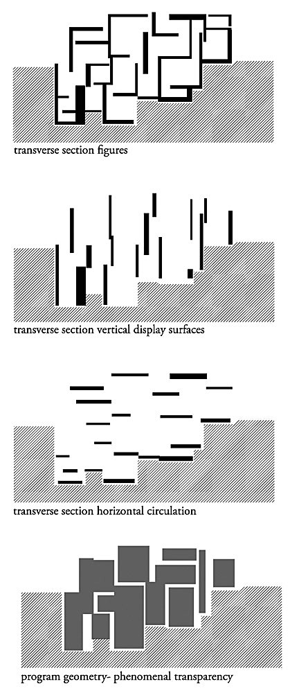 conceptual transverse section diagrams
