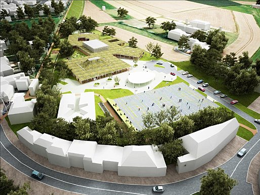 Competition-winning design for the new Knokke-Heist school building by NL Architects