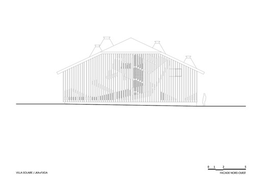 ELEVATION: Northwest façade