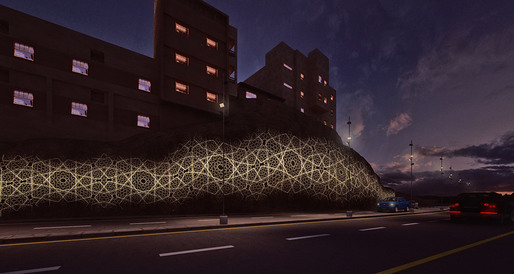 Main perspective, night