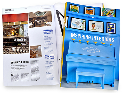 Inspiring Interiors special edition by Design Bureau Magazine featuring ML Studio