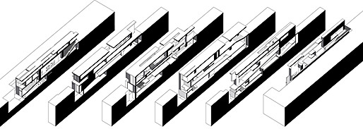 longitudinal axonometric sequence