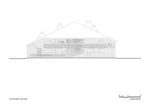 ELEVATION: Southeast façade
