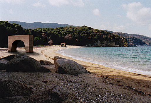 Teshima, Japan Two Arches on a Coast, 2010- Project, Logan Amont