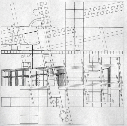 Peter Eisenman, Wexner Center for the Arts, Collage