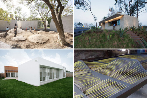 Clockwise from top left, works by Tatiano Bilbao, Rozana Montiel, Sandra Vivanco and Nora Enriquez.