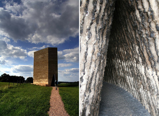 Peter Zumthor, Bruder Klaus Chapel, 2006, Mechernich, Germany. [Photos by Florian Seiffert and Claus Moser]