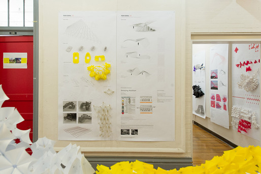Midterm exhibition of models and drawings (Photo: Magnus Lindqvist)