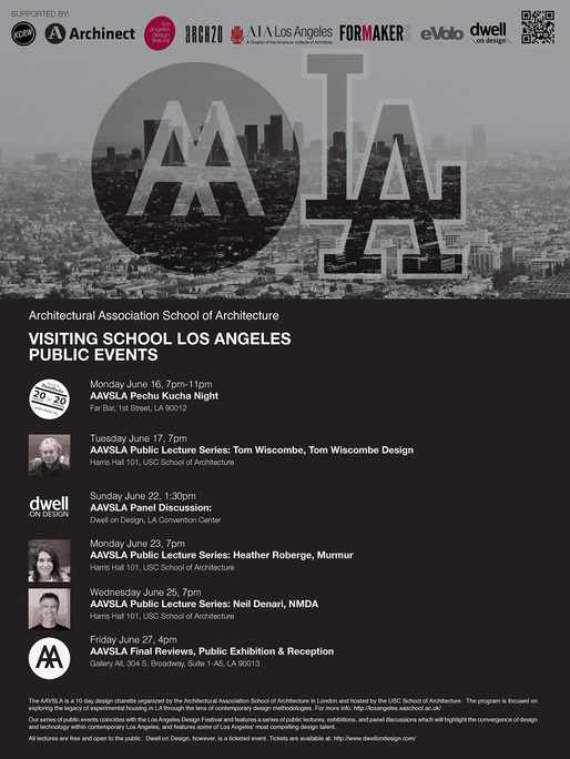 Last Week to apply for AA Visiting School Los Angeles Summer 2014!