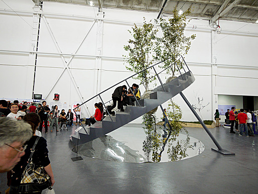 "If you dig a hole deep enough...", installation by LEVENBETTS (Photo courtesy of LEVENBETTS)