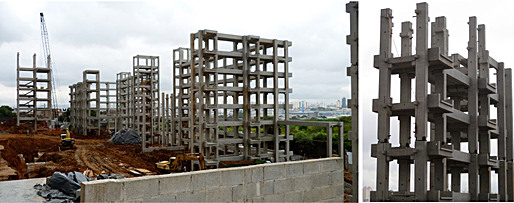 Pre-fabricated Housing Structure in Heliopolis Favela, Sao Paulo (Brazil)