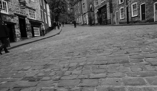 First Prize: Sophia Bannert: Daunting Steep hill, taken from a wheelchair perspective