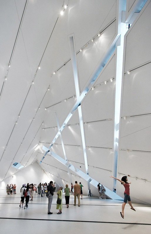 The Crystal by Daniel Libeskind at Royal Ontario Museum (ROM), interior, Toronto, ON © Sam Javanrouh