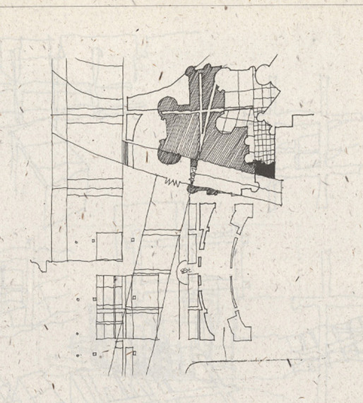 Peter Eisenman, preliminary sketch