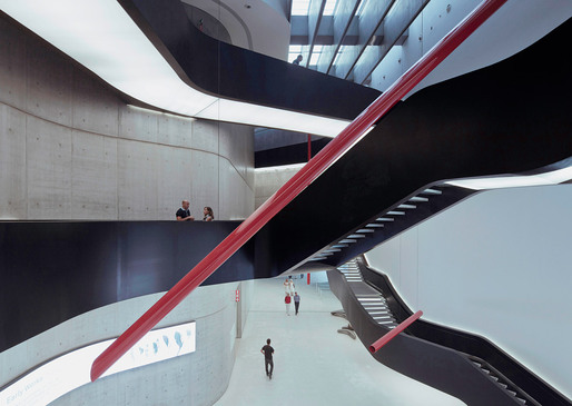 Maxxi Museum, Zaha Hadid, Rome © Franck Bohbot