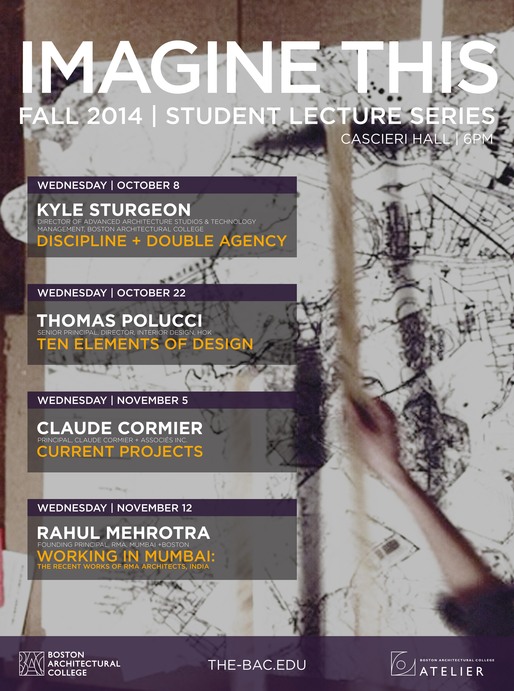 Fall 2014 Student Lecture Series:Boston Architectural College