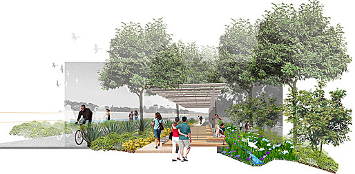 Milton Street Park, Marina del Rey, California; Graphics Courtesy of SWA