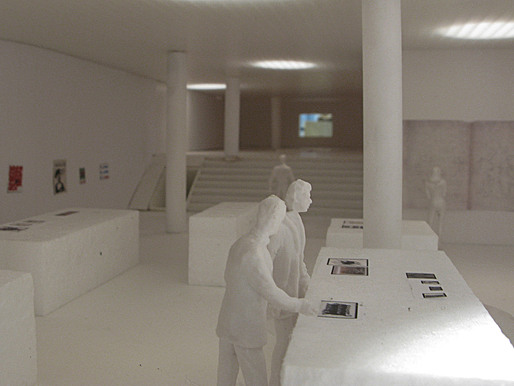 View of the lowers gallery area.