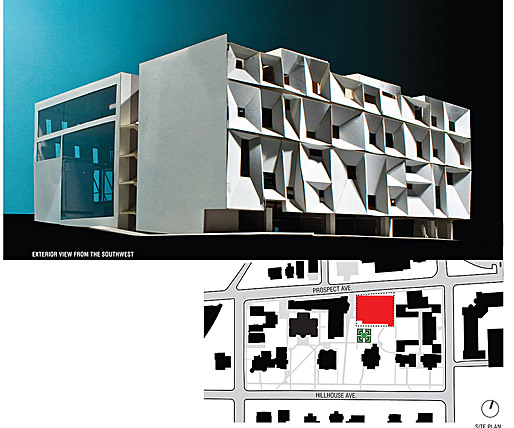 Site Plan, View from Prospect Street