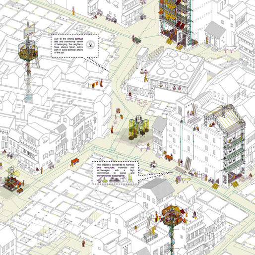 Close-up detail of the 1st Prize-winning entry 