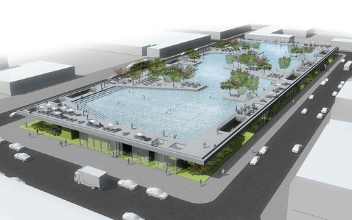 Detail of the winning project in the category Community Programming: "Flood Courts Gowanus" by Josip Zaninović, Krešimir Renić, Ana Ranogajec, Tamara Marić, and Branko Palić from Zagreb, Croatia