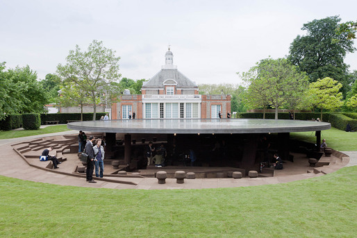 Serpentine Gallery Pavilion 2012 Designed by Herzog & de Meuron and Ai Weiwei © Herzog & de Meuron and Ai Weiwei (Image © 2012 Iwan Baan)