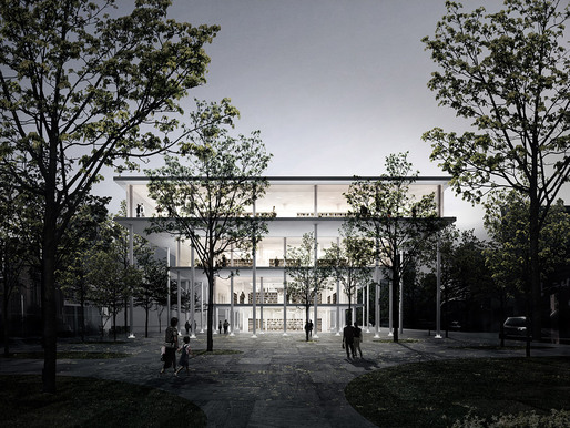 BETWEEN BOOKS AND TREES: Entrance area (Image: jaja architects)