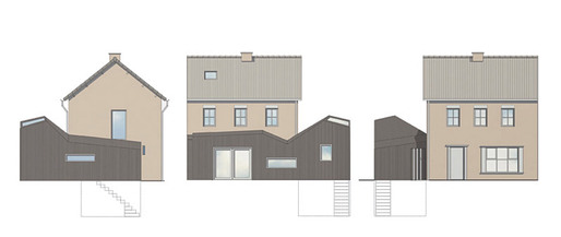Elevations with basement